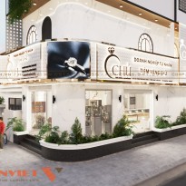 Thiết kế tiệm vàng Chủ sang trọng